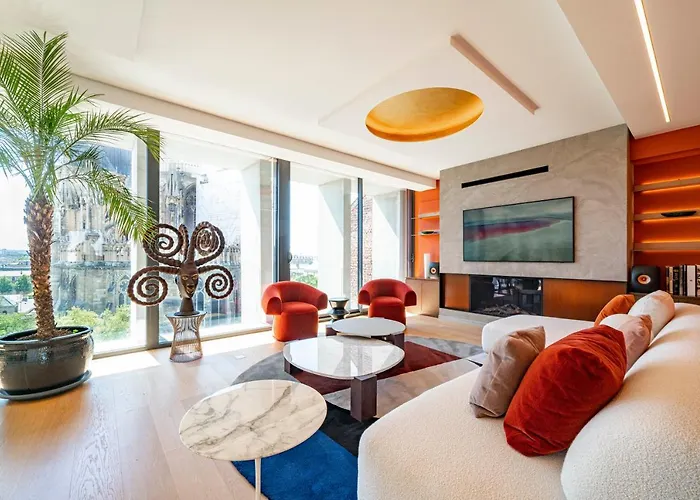 アパート Les 7 Anges - Vue Cathedrale, Parking & Centre Historique