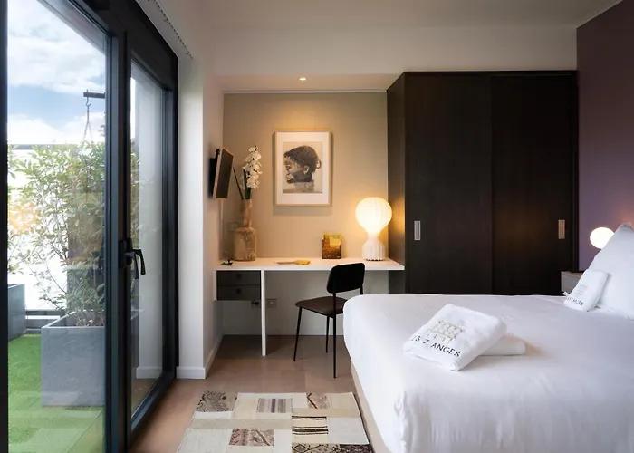 Les 7 Anges - Vue Cathedrale, Parking & Centre Historique Lägenhet